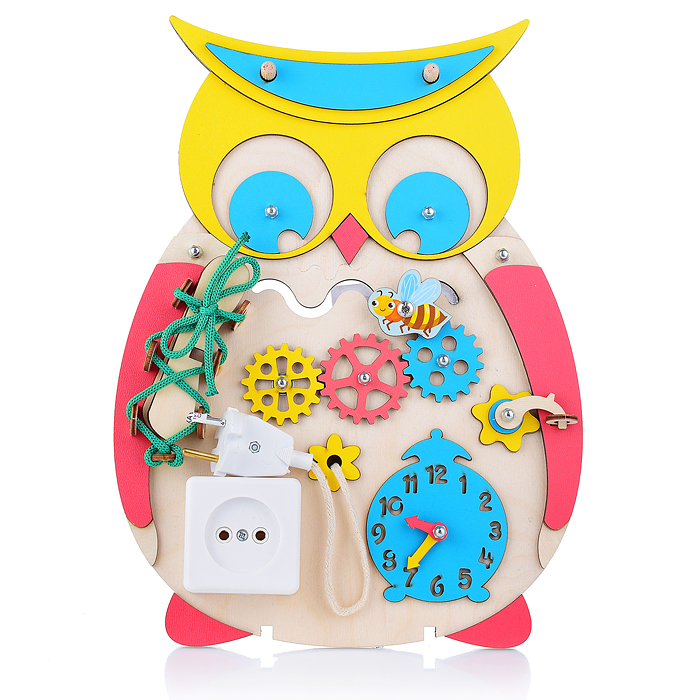 Бизиборд "Бизи-Сова"