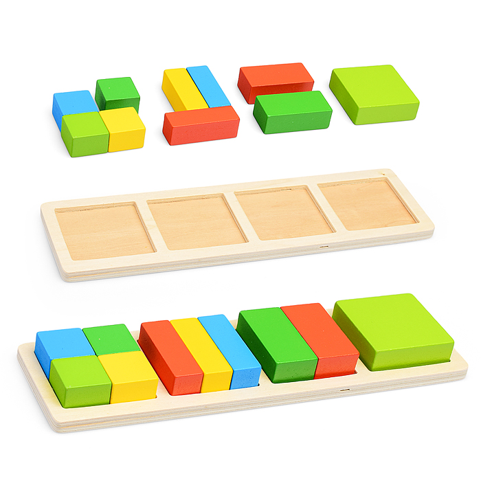 Пазл-вкладыш D1994 "Делим по частям"