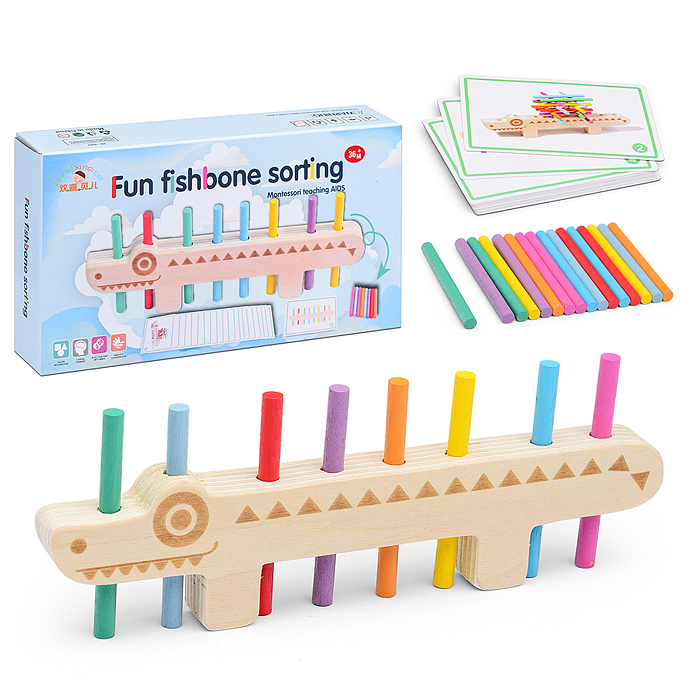 Игра развивающая D1933 "Умный крокодильчик"