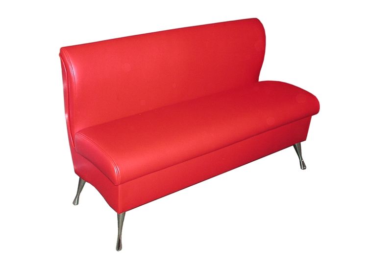 Диван двухместный нераскладной Модус-4 красный
