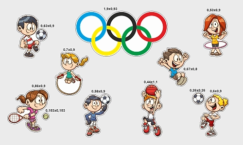 Комплект стендов для спортивного зала
